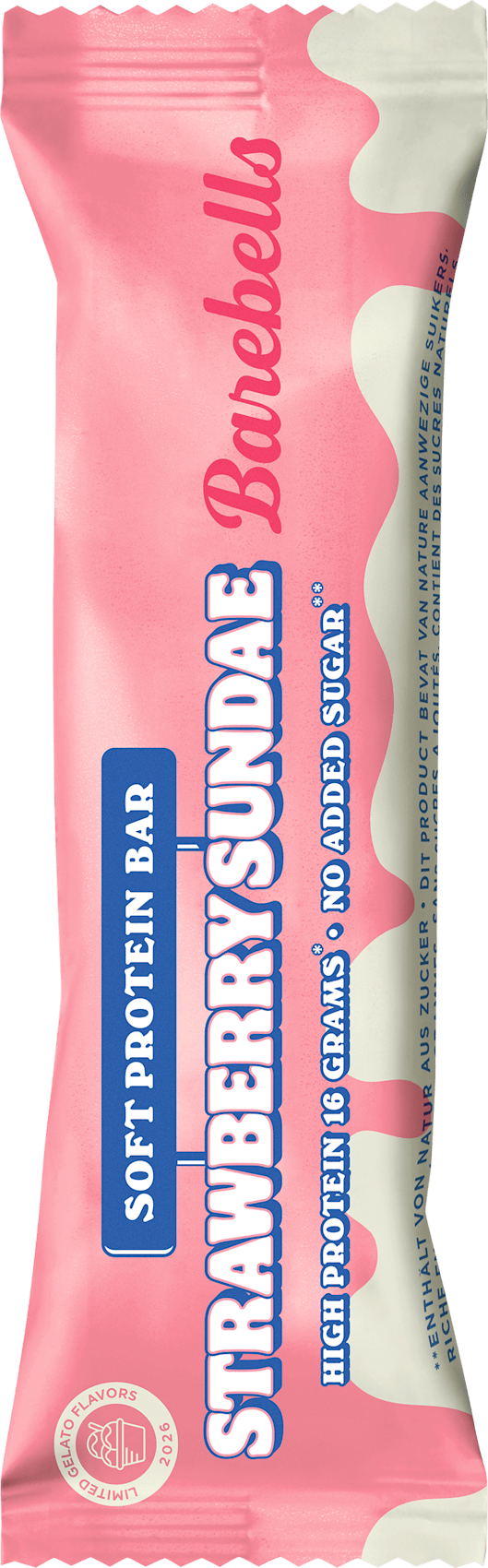 Barre protéinée Barebells Strawberry Sundae, 55 g