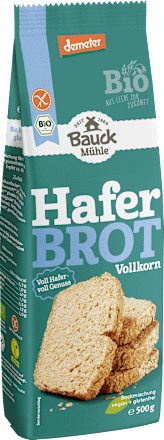 Backmischung Haferbrot Vollkorn, glutenfrei, 500 g Bauck Mühle