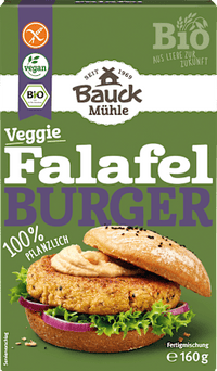 Fertigmischung, Veggie Falafel Burger, glutenfrei, 160 g