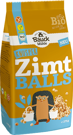 Müsli, Zimt Balls, glutenfrei, 275 g Bauck Mühle