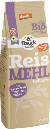 Volkoren rijstmeel, glutenvrij, 500 g