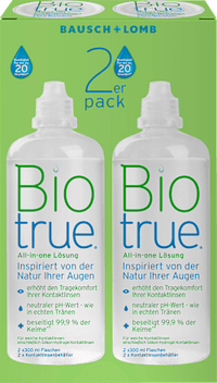Kontaktlinsen-Pflegemittel Biotrue (2 x 300 ml), 600 ml