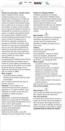 Contactlensverzorgingsproduct Boston Advance Cleaner (3x30ml) &amp; Conditioner (3x120ml), 450 ml