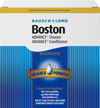 Kontaktlinsen-Pflegemittel Boston Advance Cleaner (3x30ml) & Conditioner (3x120ml), 450 ml