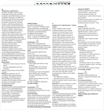 Contactlensverzorgingsproduct Boston Advance Cleaner (3x30ml) &amp; Conditioner (3x120ml), 450 ml