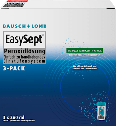 Kontaktlinsen-Pflegemittel Easysept (3 x 360 ml), 1,08 l