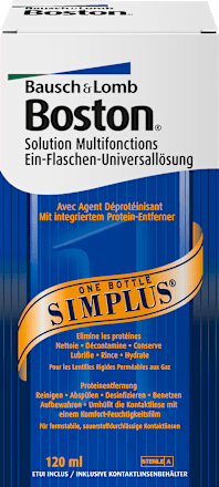 Contactlensverzorgingsproduct combinatieoplossing Simplus, 120 ml