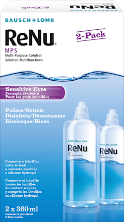 Kontaktlinsen-Pflegemittel ReNu MPS (2 x 360 ml), 720 ml