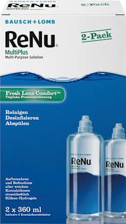 Kontaktlinsen-Pflegemittel ReNu MultiPlus (2 x 360 ml), 720 ml