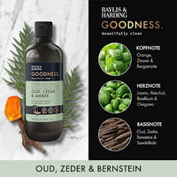 Duschgel Goodness Oud, Cedar & Amber, 500 ml