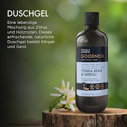 Duschgel Goodness Tonka Bean & Neroli, 500 ml