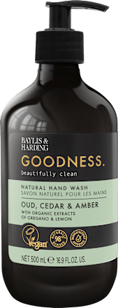 Vloeibare zeep Goodness Oud, ceder en amber, 500 ml