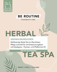 BE ROUTINE Aroma-Badekissen Herbal Tea Spa, 60 g