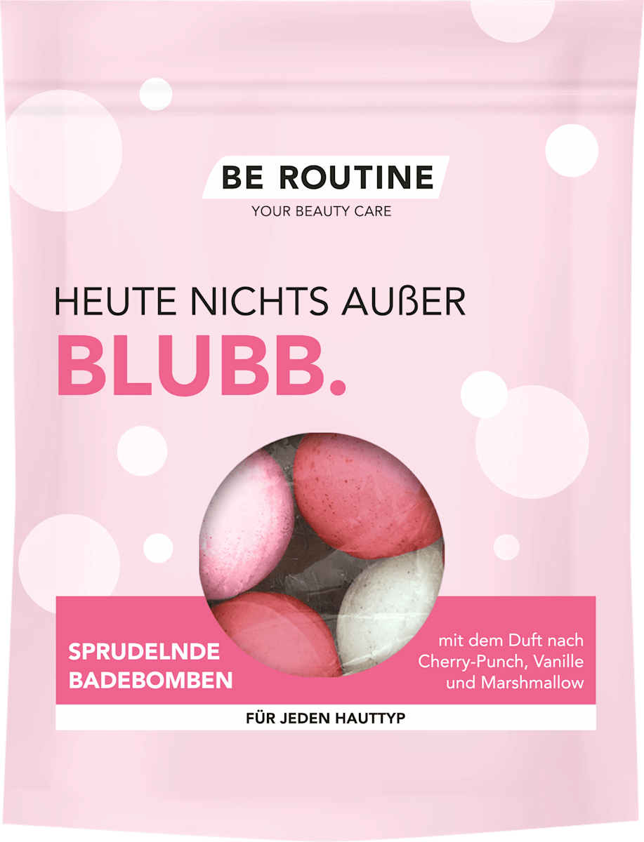 BE ROUTINE Badebombe Heute nichts außer BLUBB., 300 g