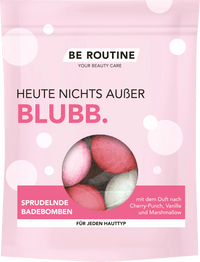 BE ROUTINE Badebombe Heute nichts außer BLUBB., 300 g