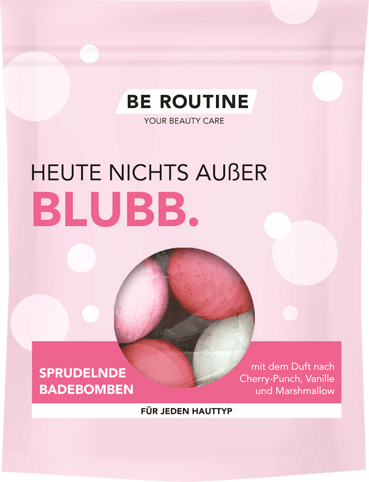 BE ROUTINE Bombe de bain Aujourd’hui rien que BLUBB., 300 g