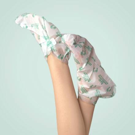 Fußmaske Socken, Anti Hornhaut (1 Paar), 2 St BE ROUTINE