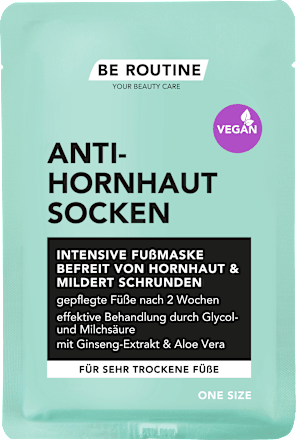 Fußmaske Socken, Anti Hornhaut (1 Paar), 2 St BE ROUTINE