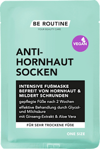 Fußmaske Socken, Anti Hornhaut (1 Paar), 2 St BE ROUTINE
