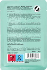 Fußmaske Socken, Anti Hornhaut (1 Paar), 2 St BE ROUTINE