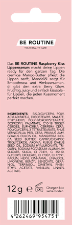 Lippenserum Raspberry Kiss Hydrating & Glossy, 12 g