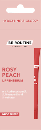 Lippenserum Rosy Peach Hydrating & Glossy, 12 g