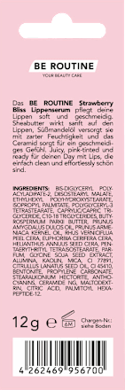 Lippenserum Strawberry Bliss Hydrating & Glossy, 12 g