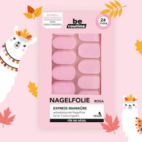 Nagelfolien Express Maniküre Rosa, 24 St BE ROUTINE