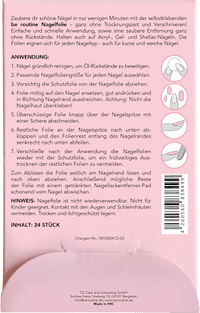 Nagelfolien Express Maniküre Rosa, 24 St BE ROUTINE
