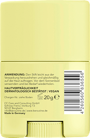 Sonnenstick Gesicht & Körper LSF 30, 20 g BE ROUTINE