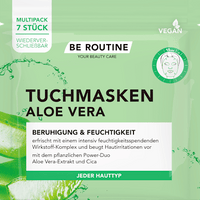 Sheetmaskers aloë vera multipack, 7 stuks