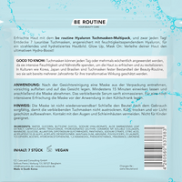 Tuchmasken Hyaluron Multipack, 7 St BE ROUTINE