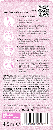 Waxpotlood wenkbrauwen &amp; bovenlip, gevoelig, 4,5 ml