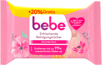 Abschminktücher erfrischend mit Rosenwasser, 30 St