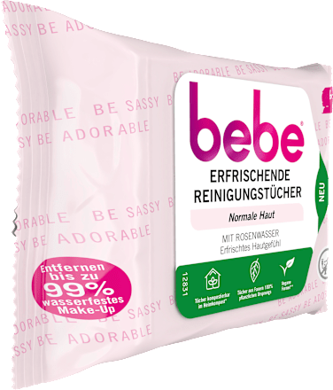 Verfrissende make-up remover doekjes, 25 stuks