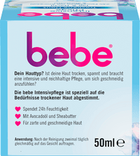 Gesichtscreme Intensive Pflege, 50 ml