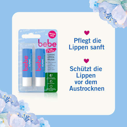 Lippenpflege Classic Doppelpack (2 x 4,9g), 9,8 g