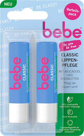 Lippenpflege Classic Doppelpack (2 x 4,9g), 9,8 g