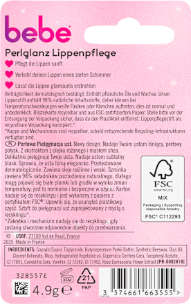 Parelmoer lipverzorging, 4,9 g