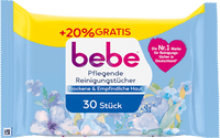 Pflegende Reinigungstücher mit Vitamin E und Glycerin, 30 St