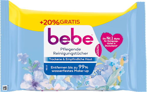 Pflegende Reinigungstücher mit Vitamin E und Glycerin, 30 St