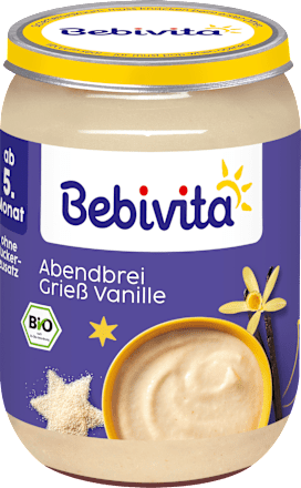 Abendbrei Grieß-Vanille, ab dem 5. Monat, 190 g