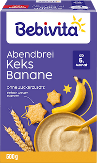 Abendbrei Keks Banane, ab dem 5. Monat, 500 g