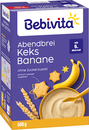 Abendbrei Keks Banane, ab dem 5. Monat, 500 g