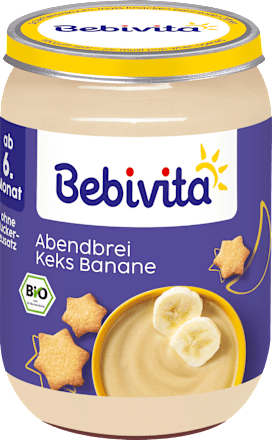 Abendbrei Keks Banane, ab dem 6. Monat, 190 g