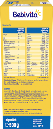 Folgemilch 2 nach dem 6.Monat, 500 g