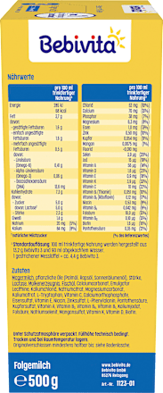 Folgemilch 3 ab dem 10.Monat, 500 g
