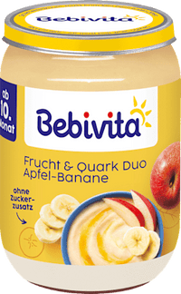 Frucht & Joghurt Apfel-Banane Quark, ab dem 10. Monat, 190 g