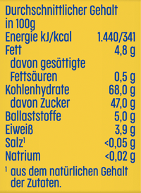 Fruchtriegel Apfel-Banane, ab 1 Jahr, 25 g