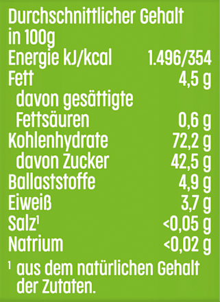 Fruchtriegel Birne Apfel, ab 1 Jahr, 25 g